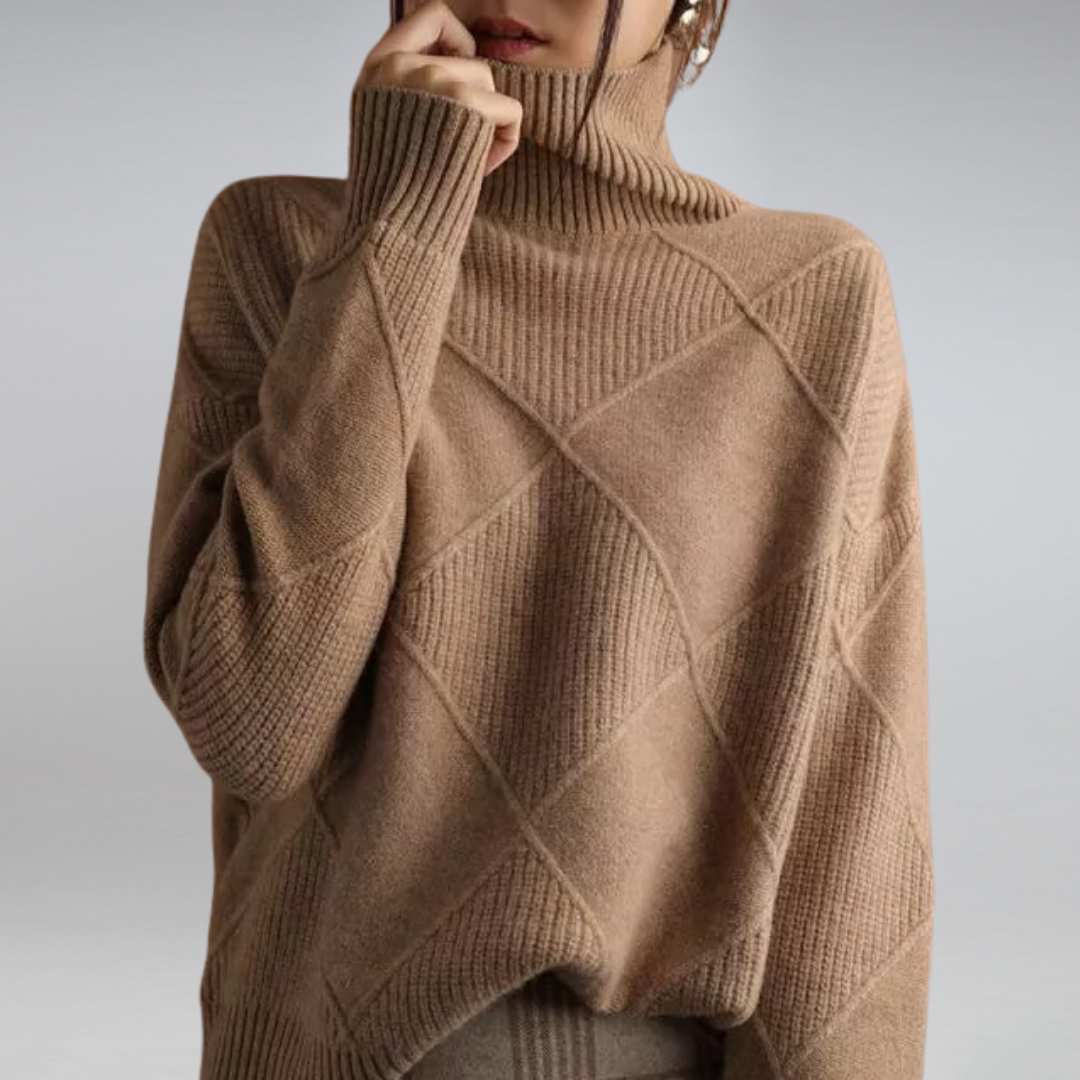 Adelle - Kaschmir-Rollkragenpullover