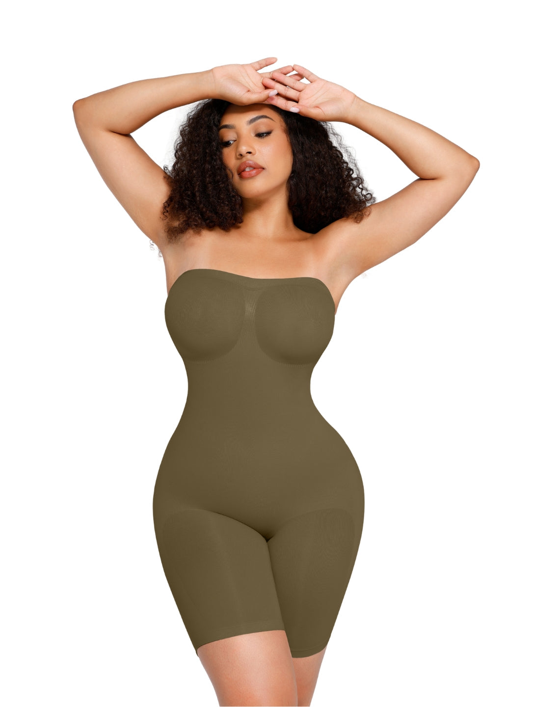 Angelika | Trägerloser, formender Bodysuit mit Shapewear-Effekt