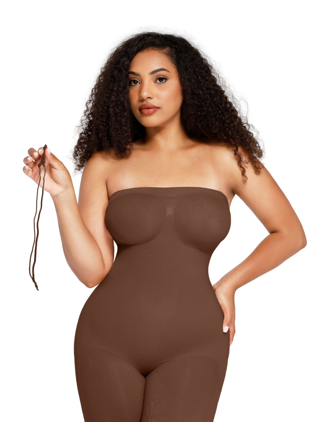 Angelika | Trägerloser, formender Bodysuit mit Shapewear-Effekt