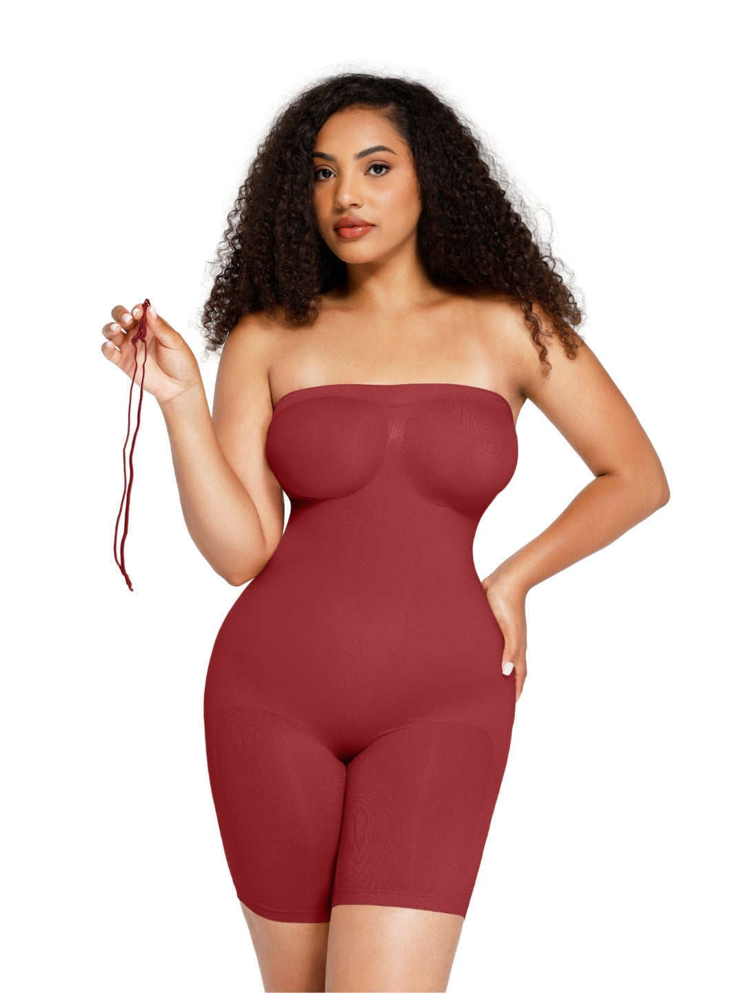 Angelika | Trägerloser, formender Bodysuit mit Shapewear-Effekt