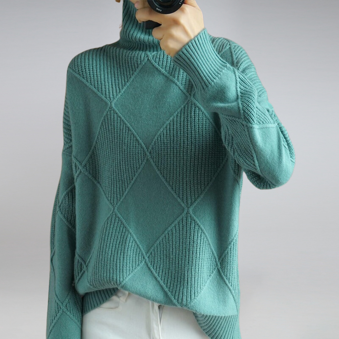 Adelle - Kaschmir-Rollkragenpullover