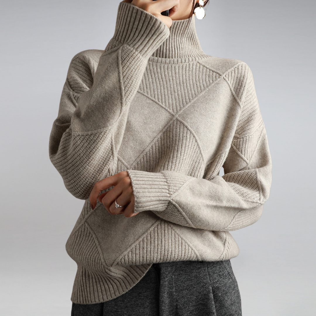 Adelle - Kaschmir-Rollkragenpullover