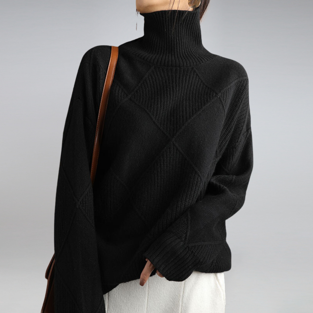 Adelle - Kaschmir-Rollkragenpullover