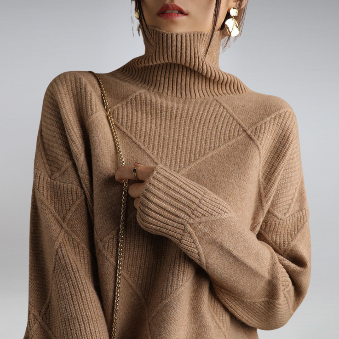 Adelle - Kaschmir-Rollkragenpullover