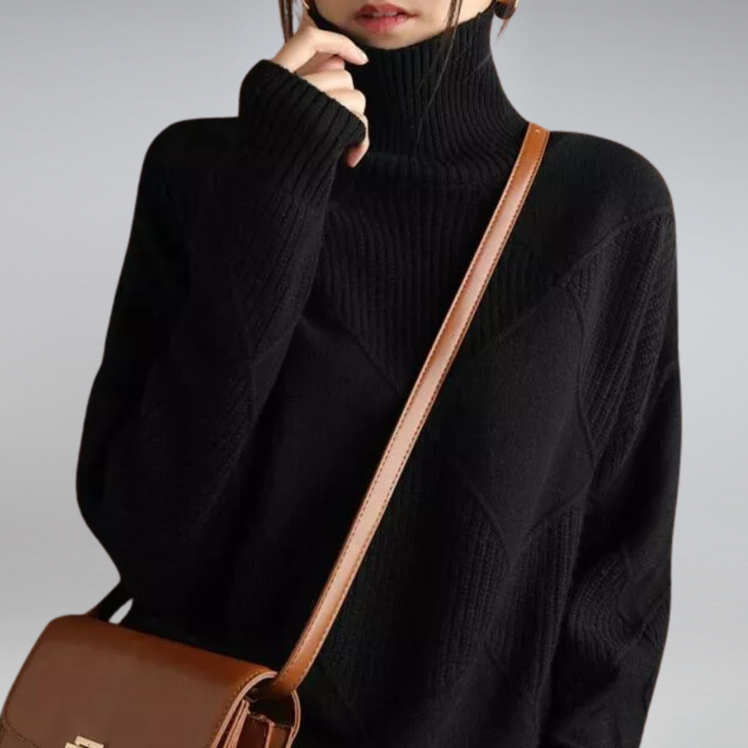 Adelle - Kaschmir-Rollkragenpullover