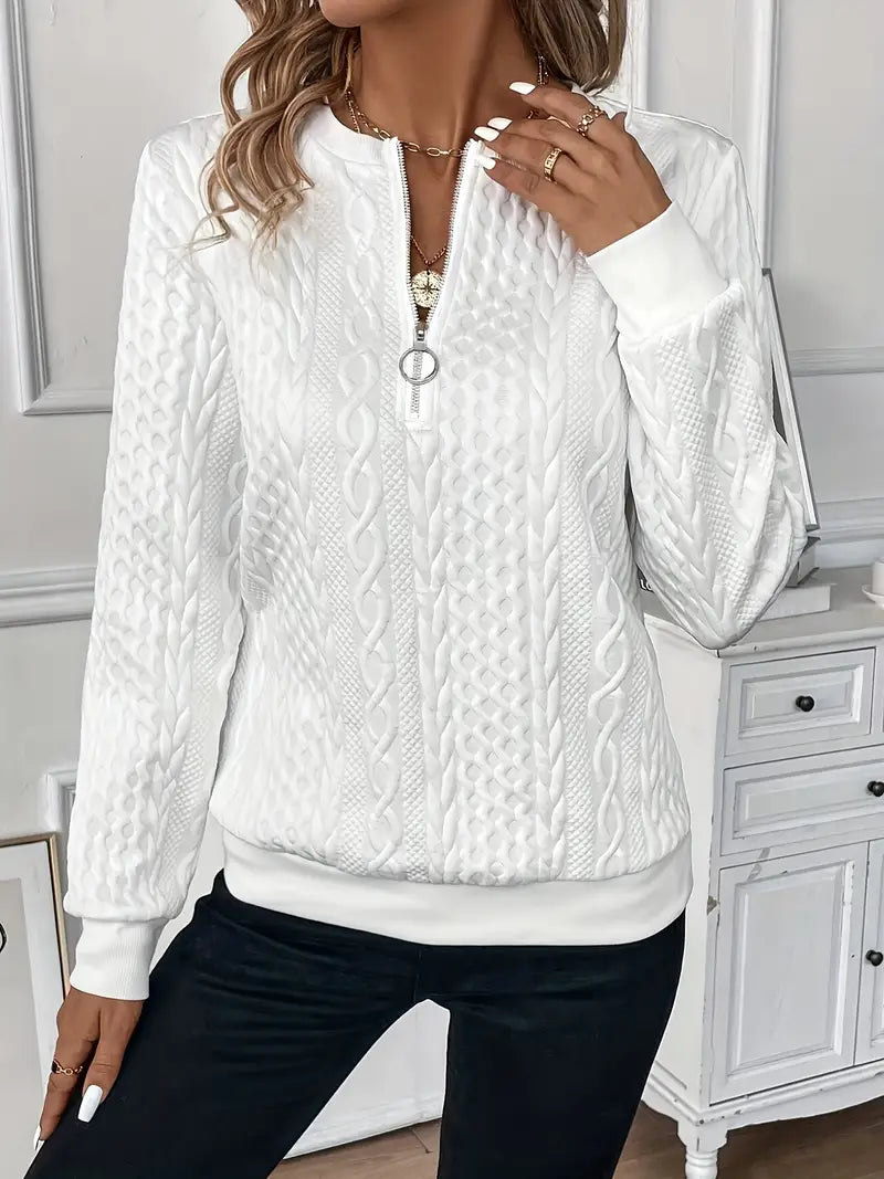 Florina | Pullover mit Reißverschluss