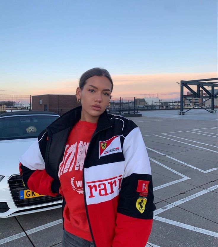 Abby | Sportliche Ferrari Racer Jacke