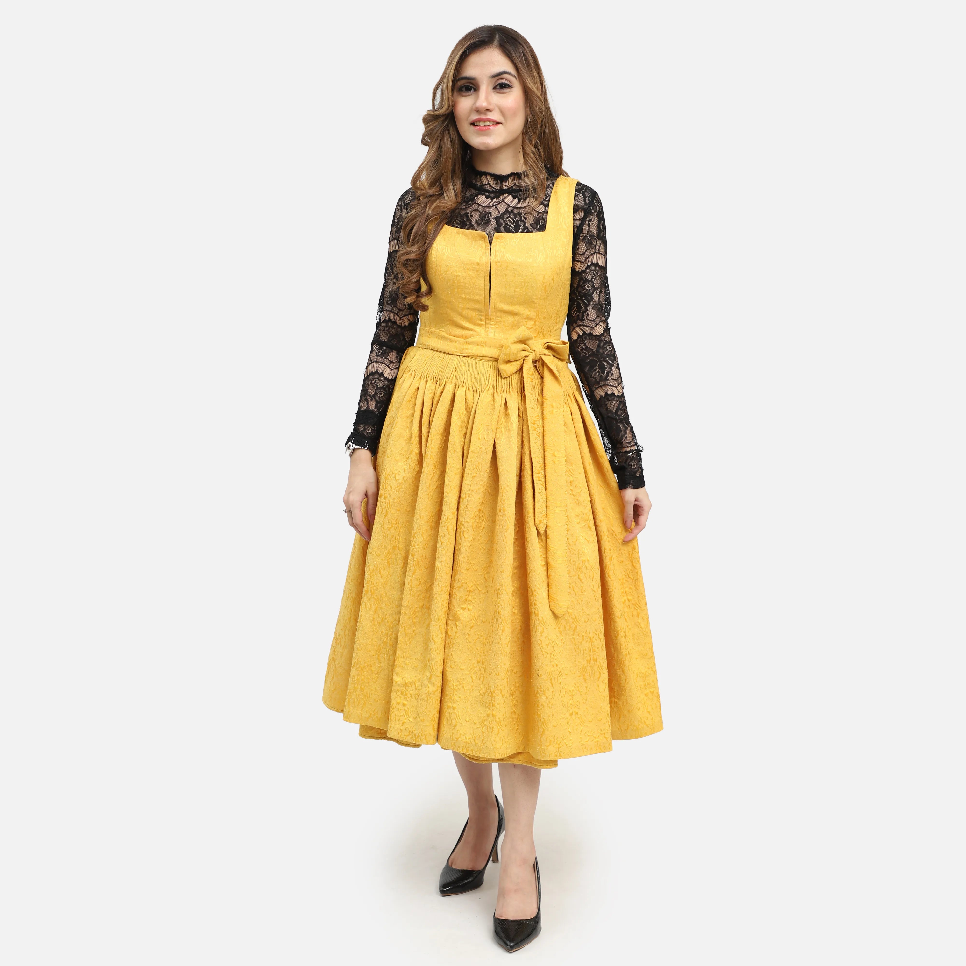 Franziska | Sonnengelbes Dirndlkleid