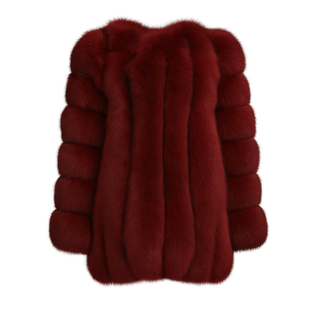 Straight Rows Long Coat