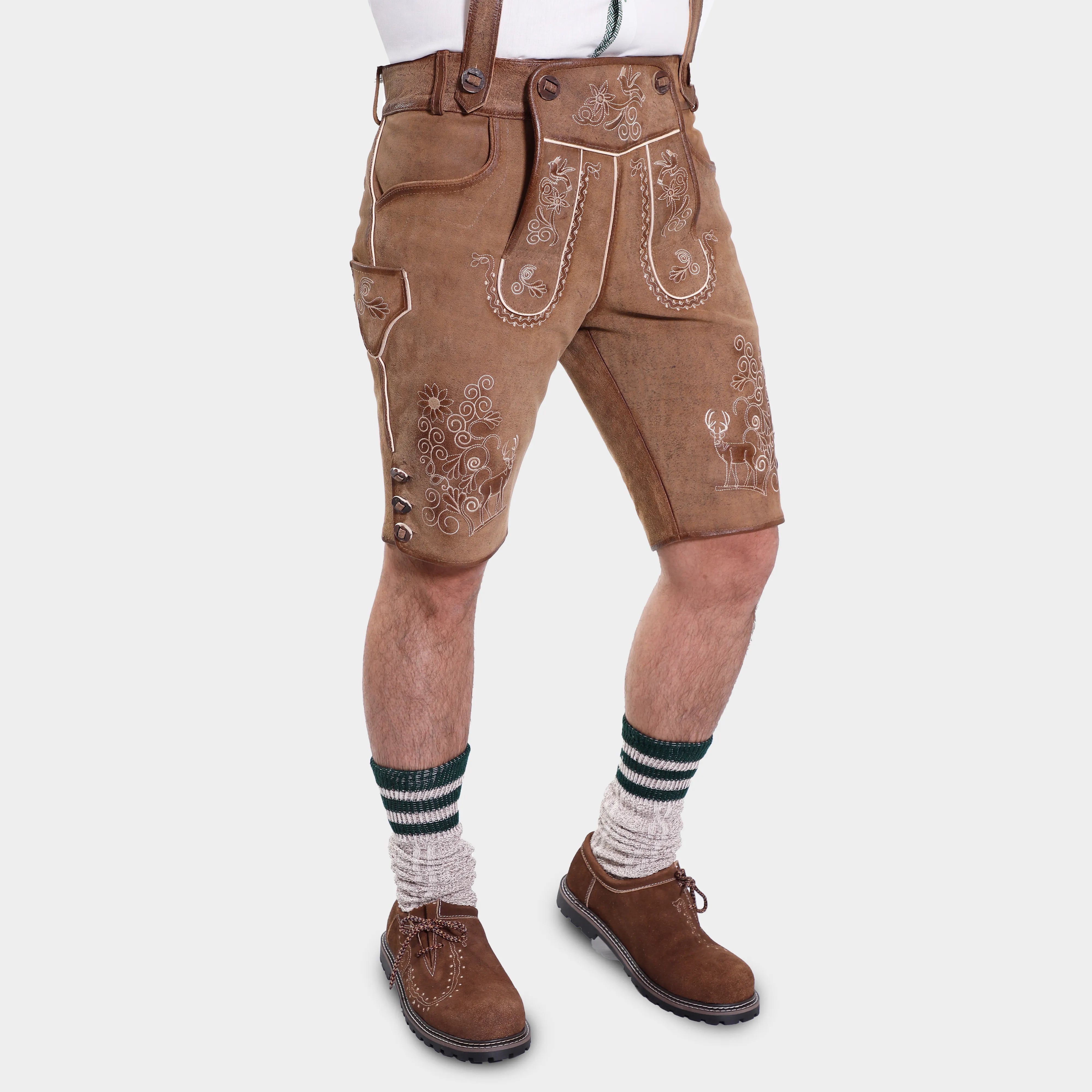 Patrick | Herrenhose aus braunem Leder