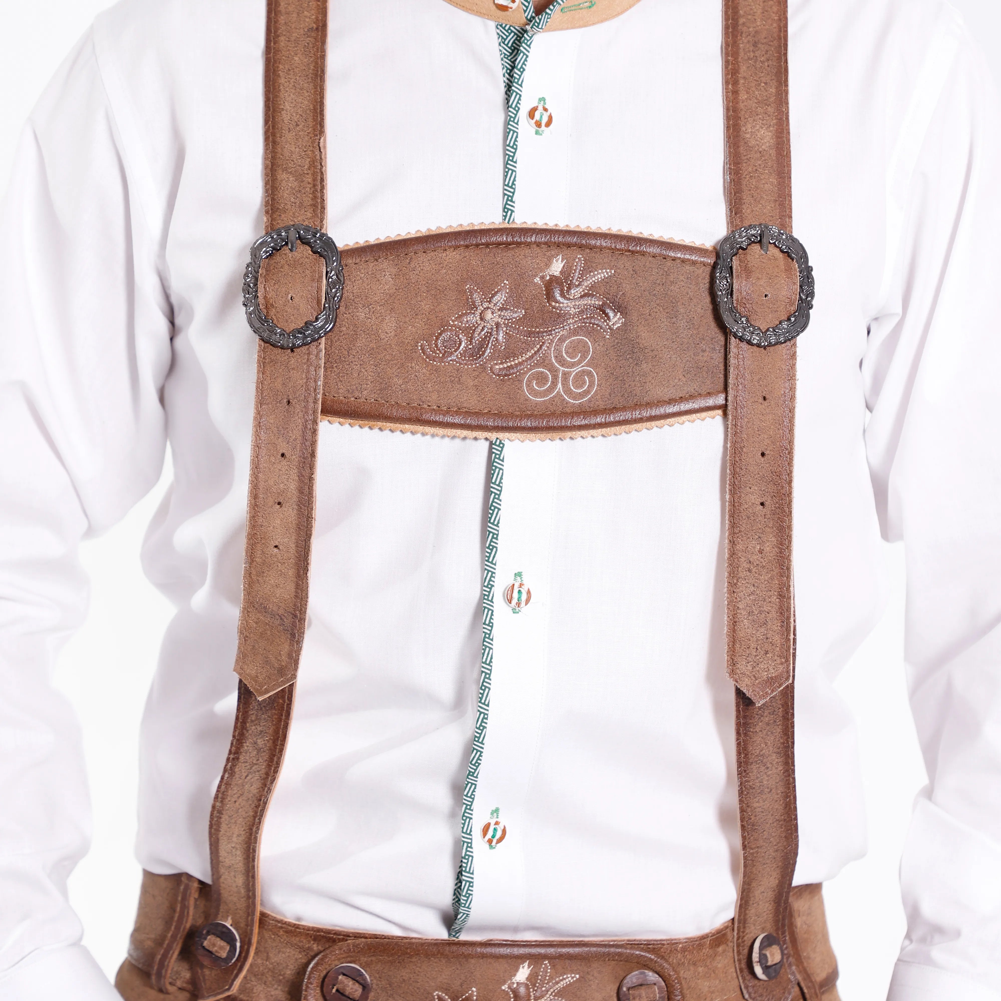 Patrick | Herrenhose aus braunem Leder