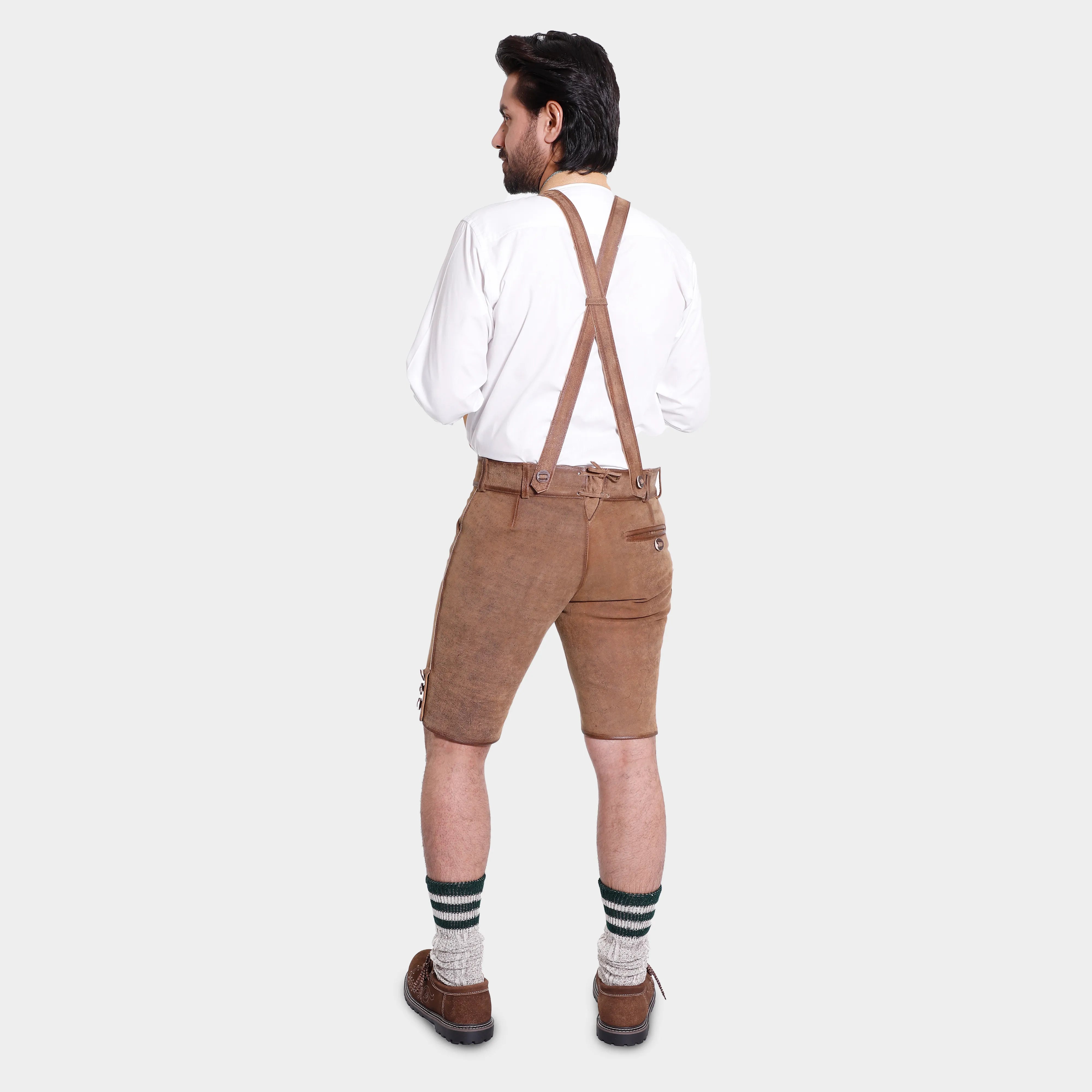 Patrick | Herrenhose aus braunem Leder