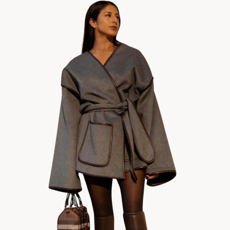 Mandy | Taillierte und schicke Jacke mit Gürteldesign