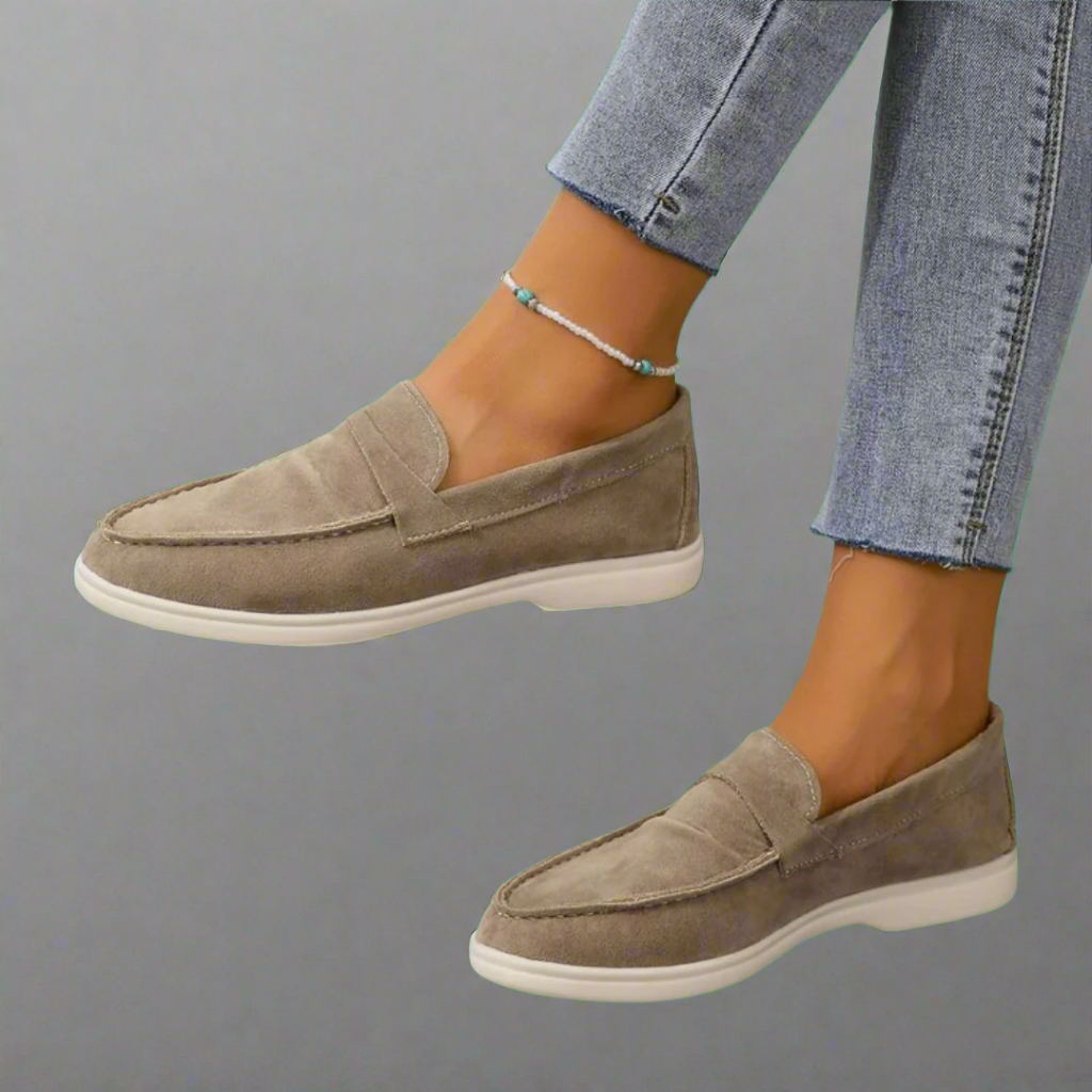 Matilda | Wildleder Moccasin Hausschuhe
