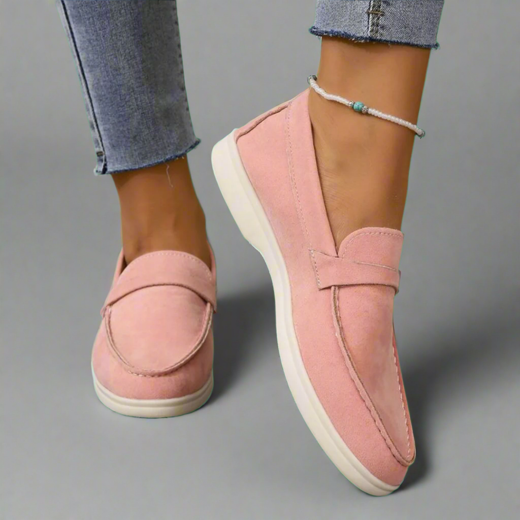 Matilda | Wildleder Moccasin Hausschuhe