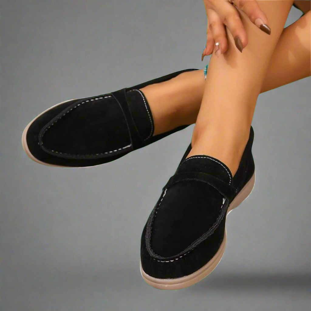 Matilda | Wildleder Moccasin Hausschuhe