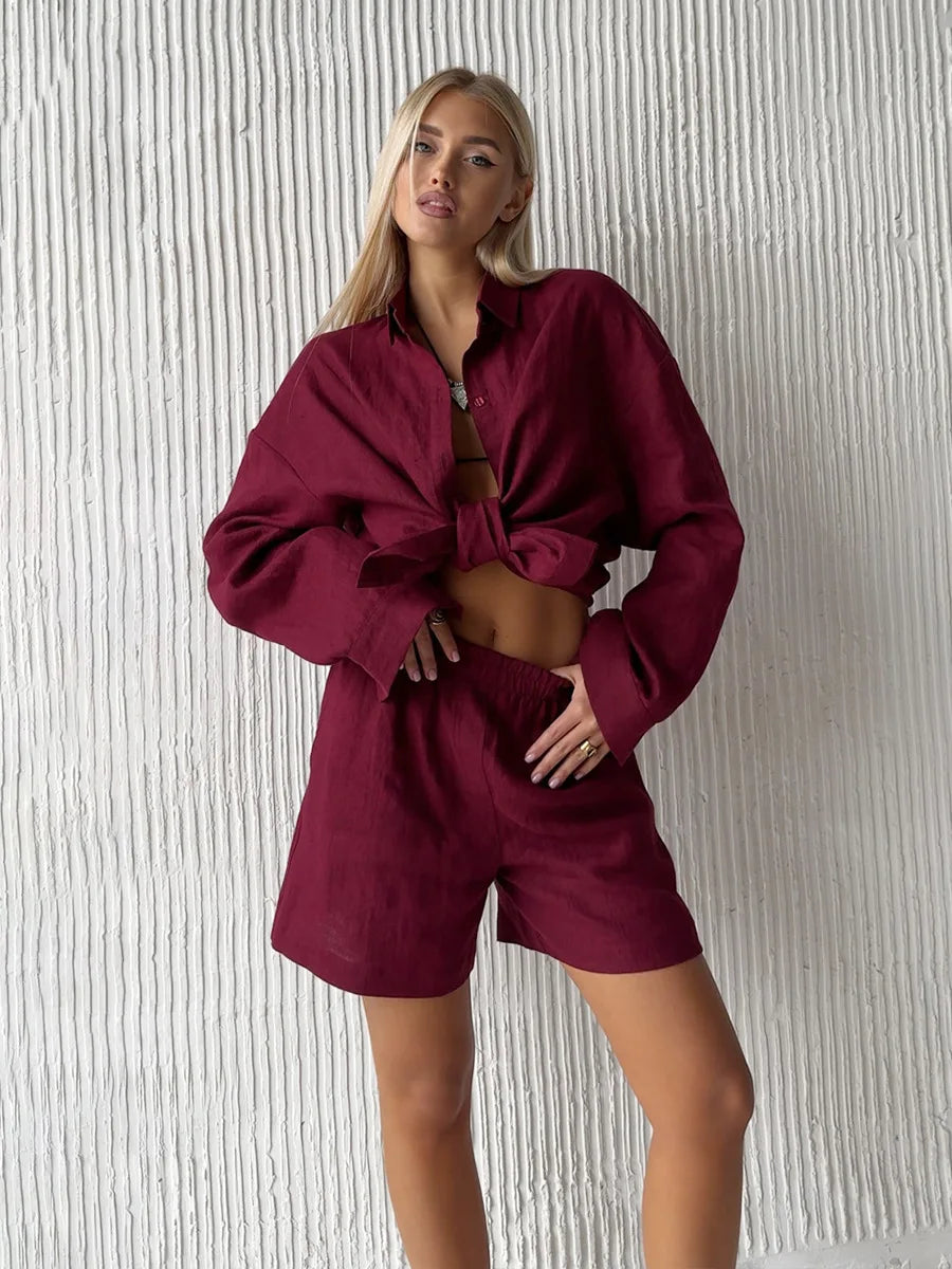 Bella | Zweiteiler Hose und Oberteil Sommer Set-4