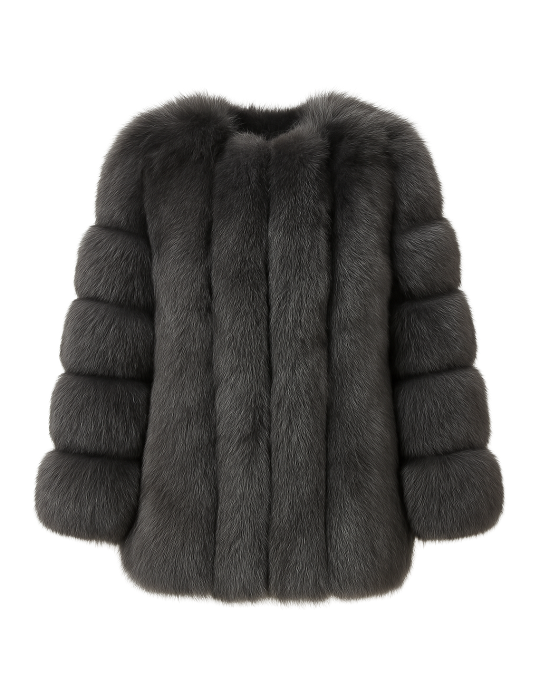Straight Rows Long Coat