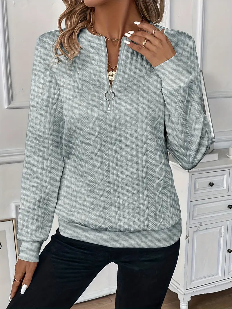 Florina | Pullover mit Reißverschluss