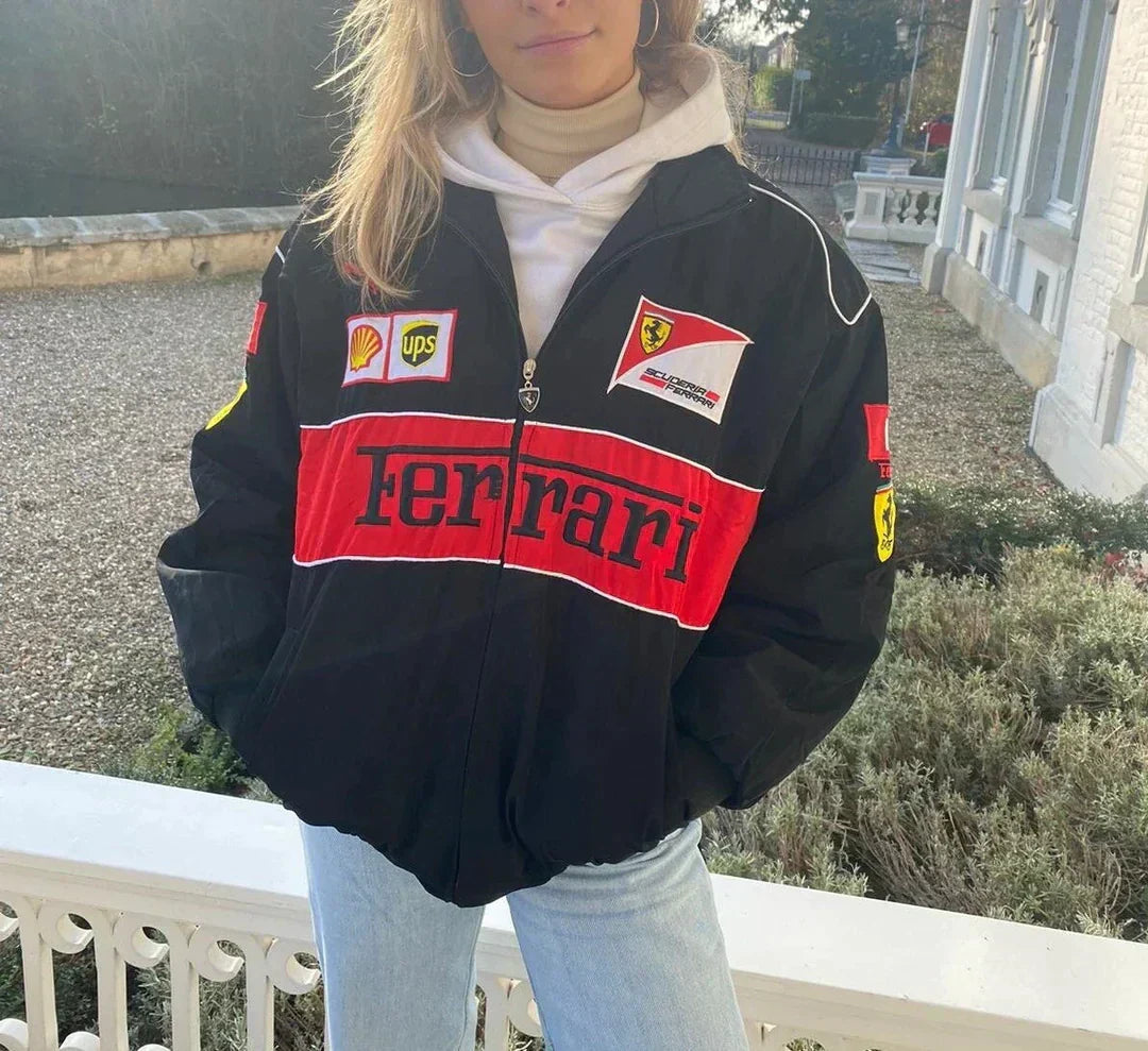 Abby | Sportliche Ferrari Racer Jacke
