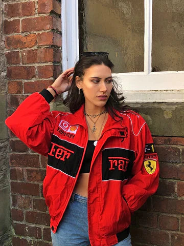 Abby | Sportliche Ferrari Racer Jacke