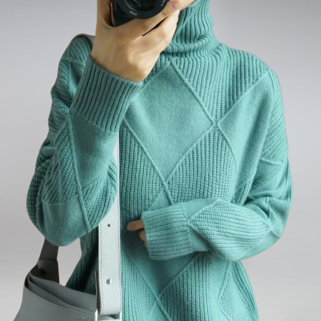 Adelle - Kaschmir-Rollkragenpullover