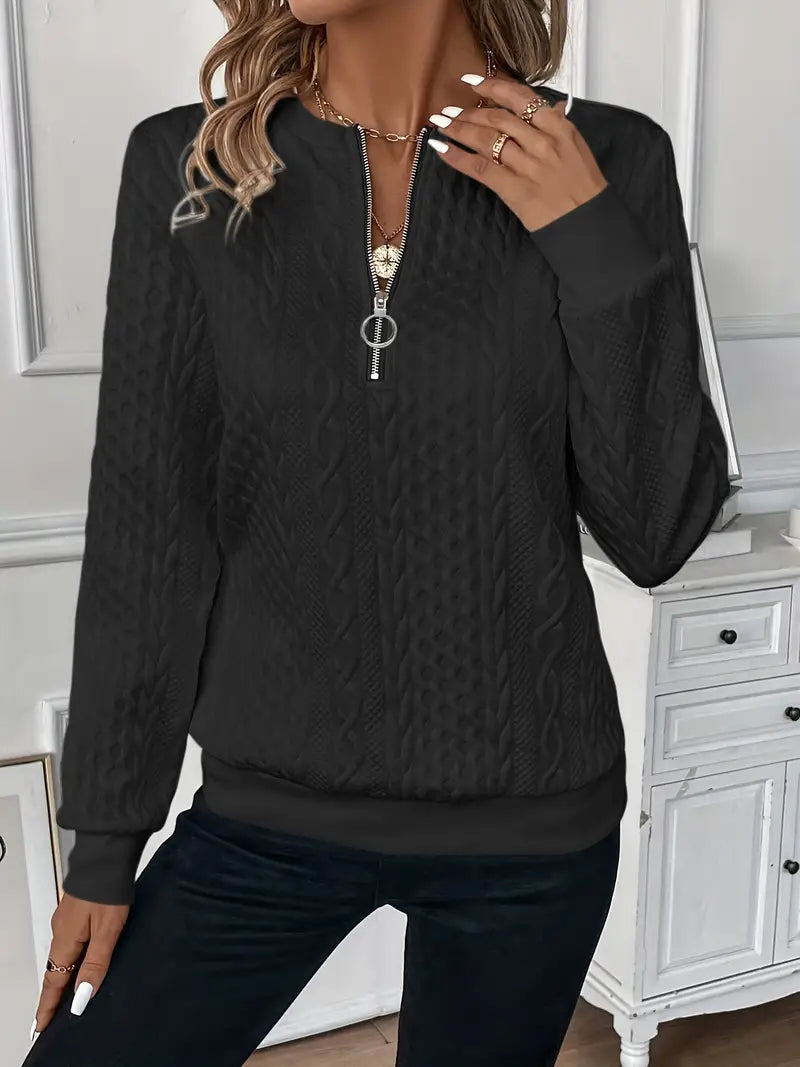 Florina | Pullover mit Reißverschluss