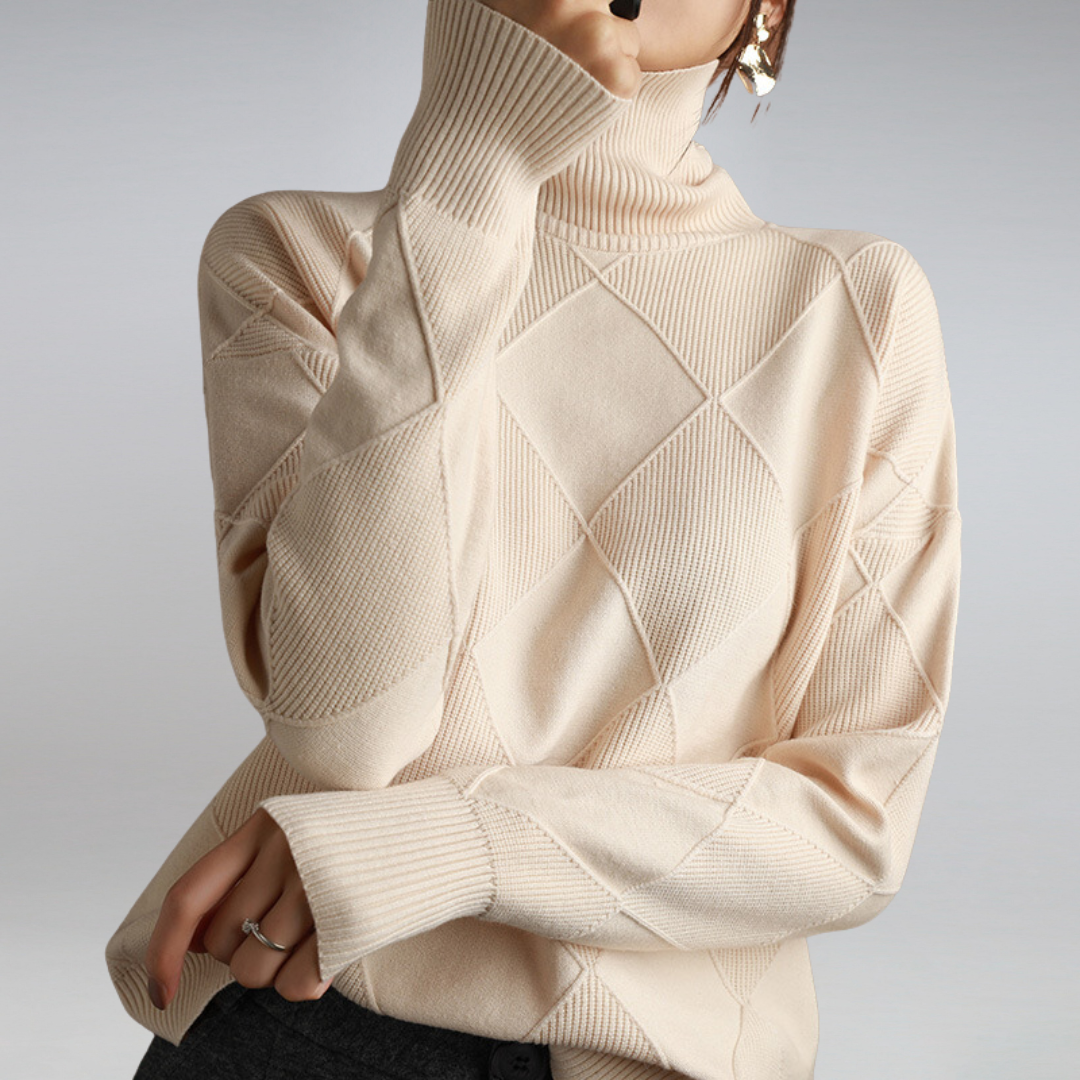 Adelle - Kaschmir-Rollkragenpullover