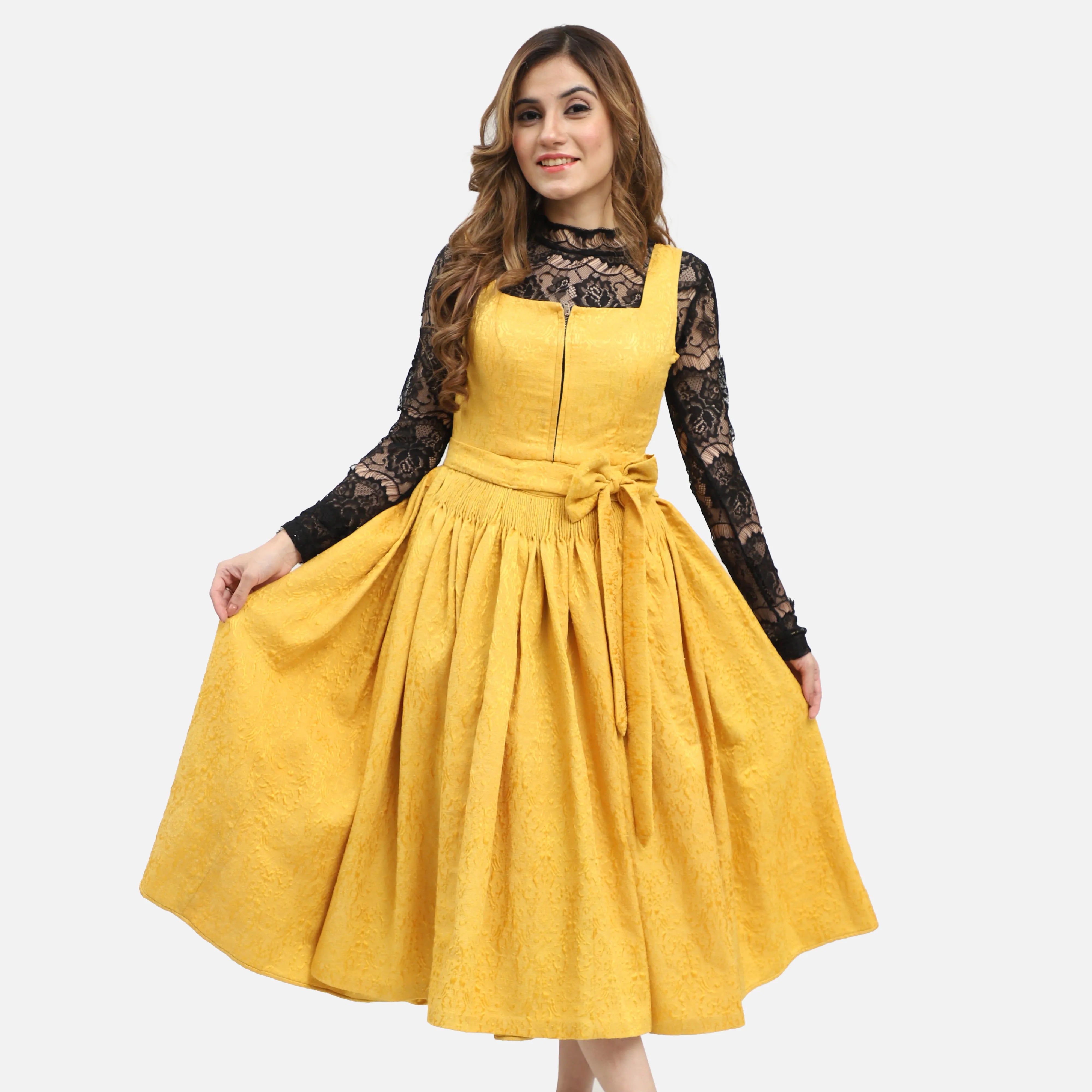 Franziska | Sonnengelbes Dirndlkleid