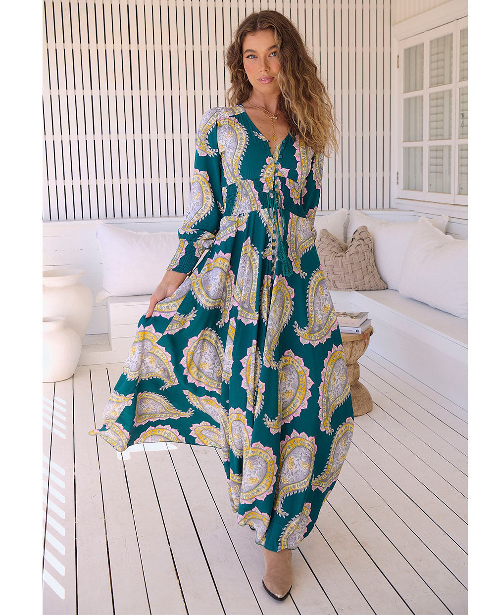 Gnade | Langarm Maxi Kleid