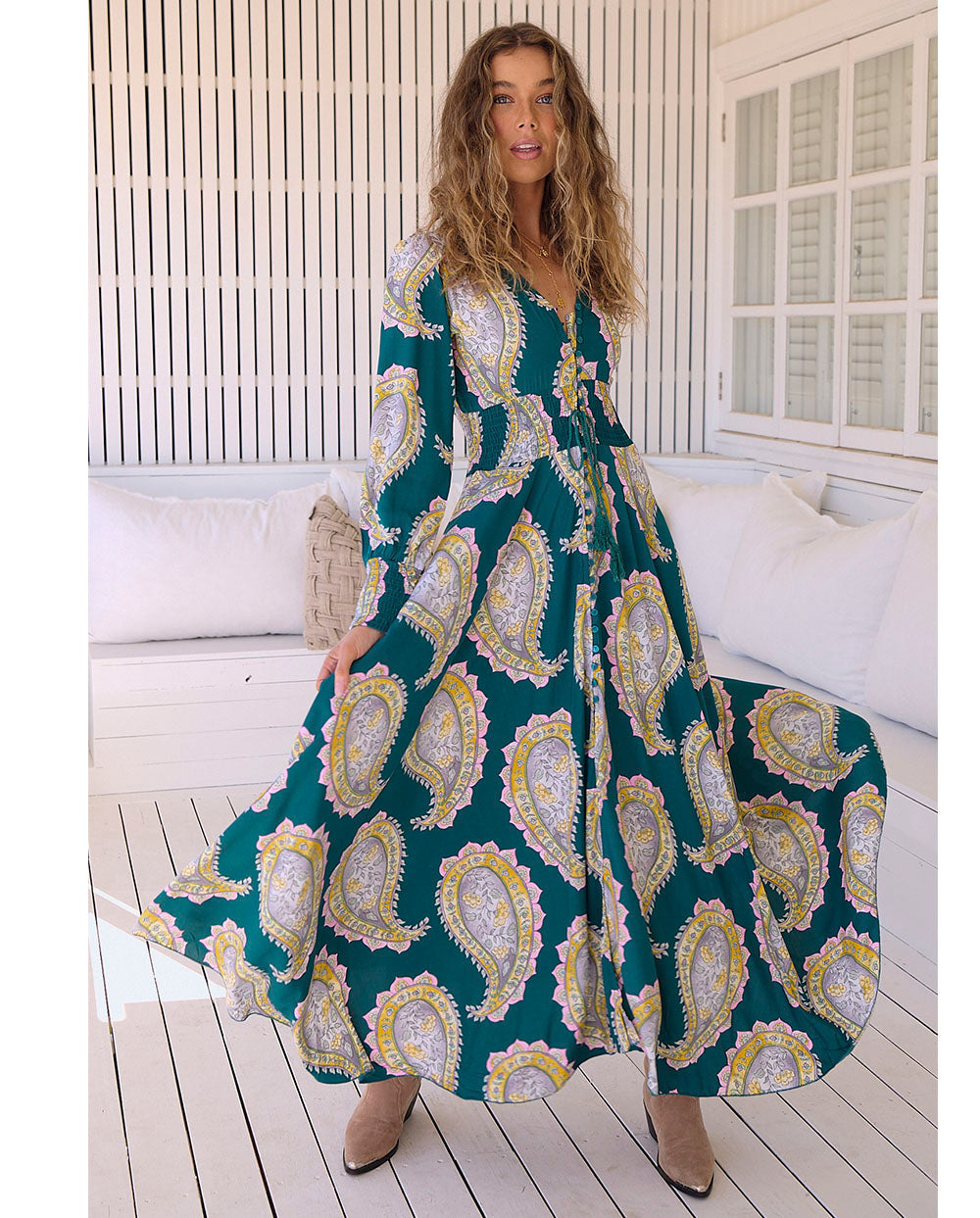 Gnade | Langarm Maxi Kleid