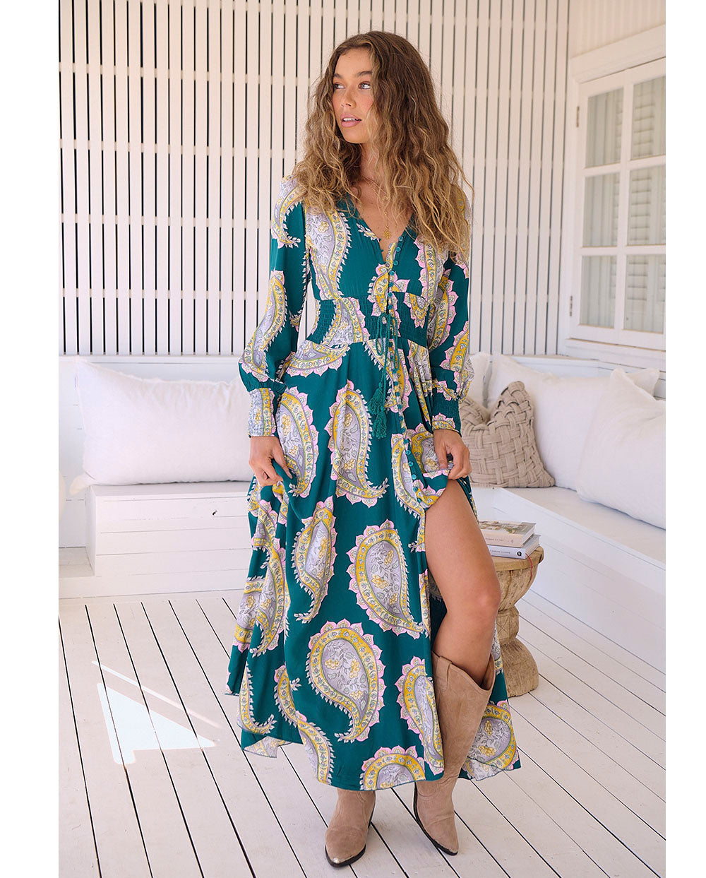 Gnade | Langarm Maxi Kleid