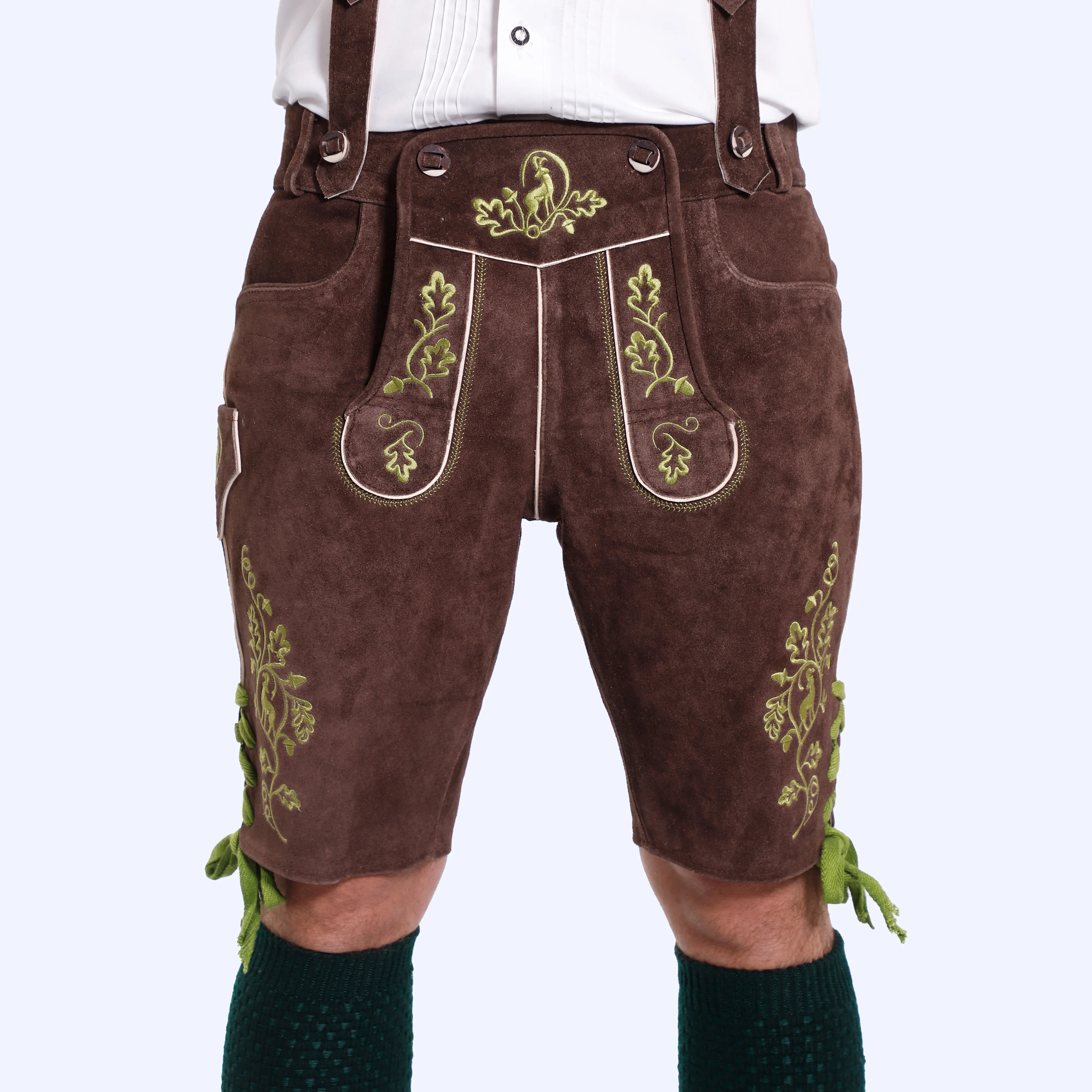 Chestnut Brown Men Lederhosen