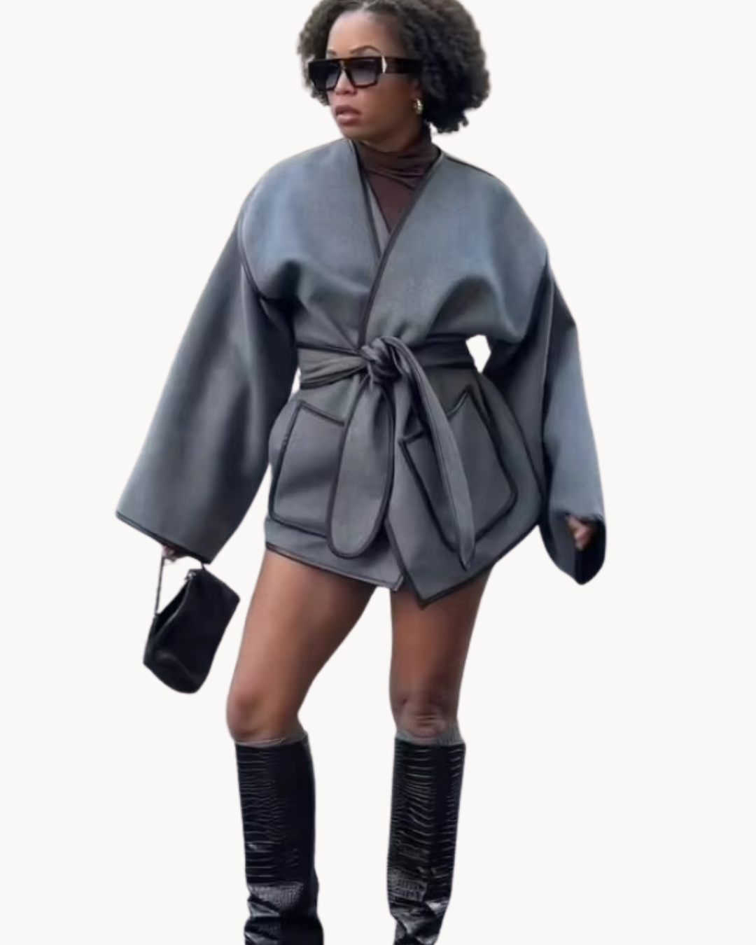 Mandy | Taillierte und schicke Jacke mit Gürteldesign