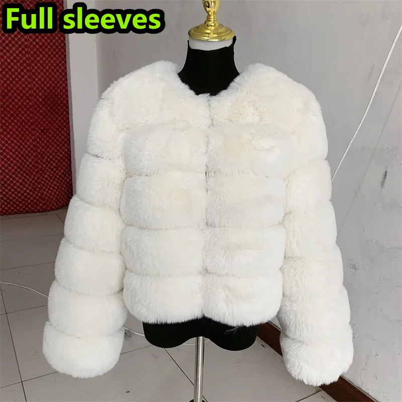Sophie | Kunstpelzmantel Damen Eleganter Kunstpelz Mantel für Herbst und Winter 11